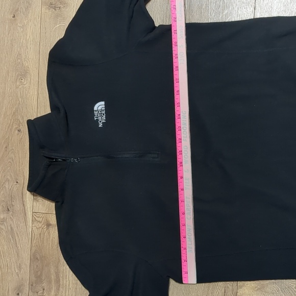 Men's North Face 1/4 Quarter Zip Gridded Fleece Pullover Sweater Top Size Medium - Picture 3 of 6